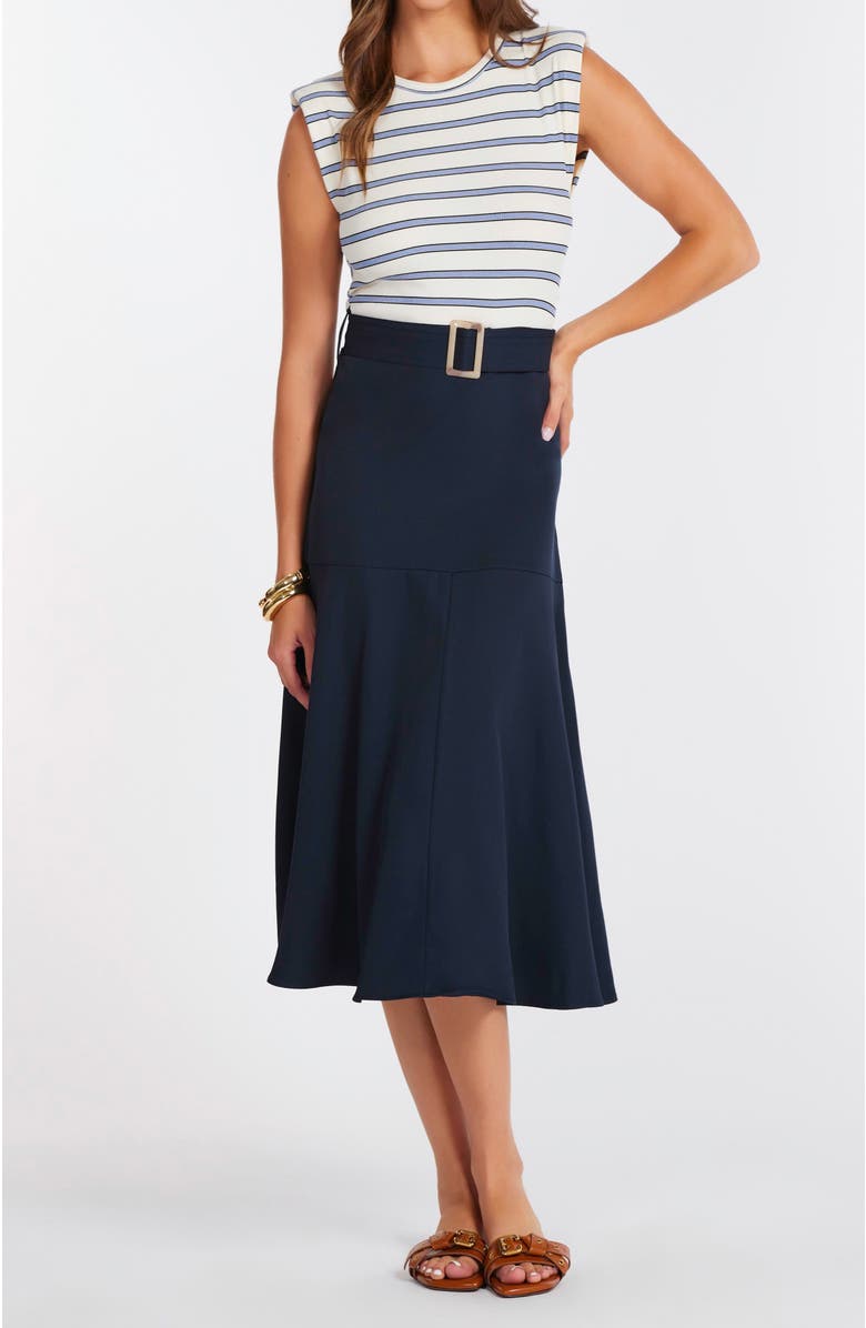 Bishop + Young Kristopher Twofer Dress, Main, color, Indigo