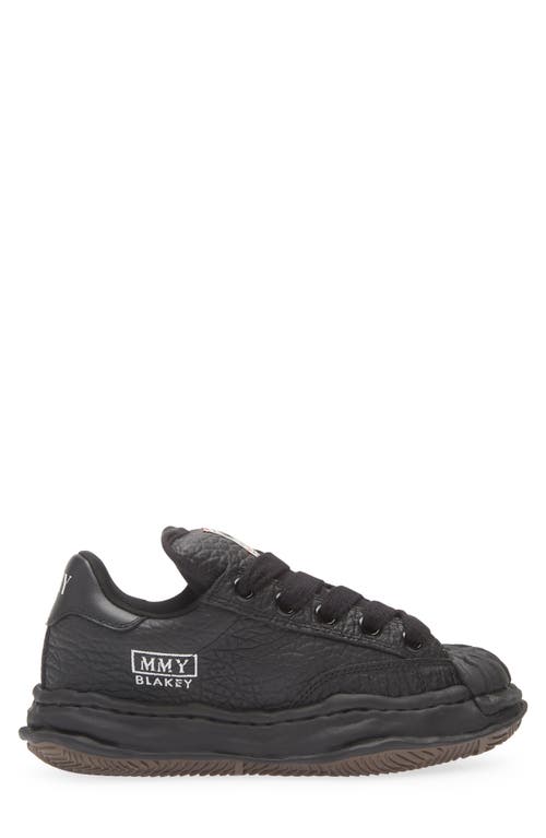 Miharayasuhiro Maison Mihara Yasuhiro Blakey Og Sole Leather Sneaker In Black
