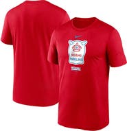 Nike Men's Nike Red Miami Marlins City Connect Logo T-Shirt