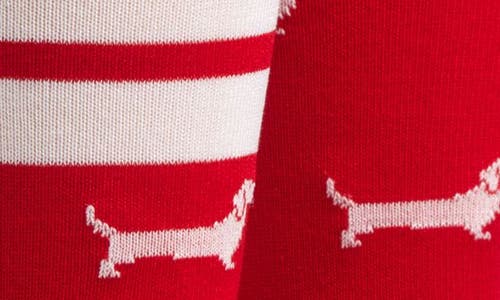 THOM BROWNE THOM BROWNE 4-BAR HECTOR JACQUARD CREW SOCKS 