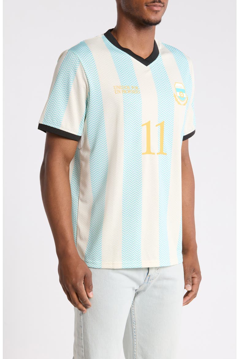 Argentina V-Neck Football Jersey, Alternate, color, BACHELOR BUTTON BLUE
