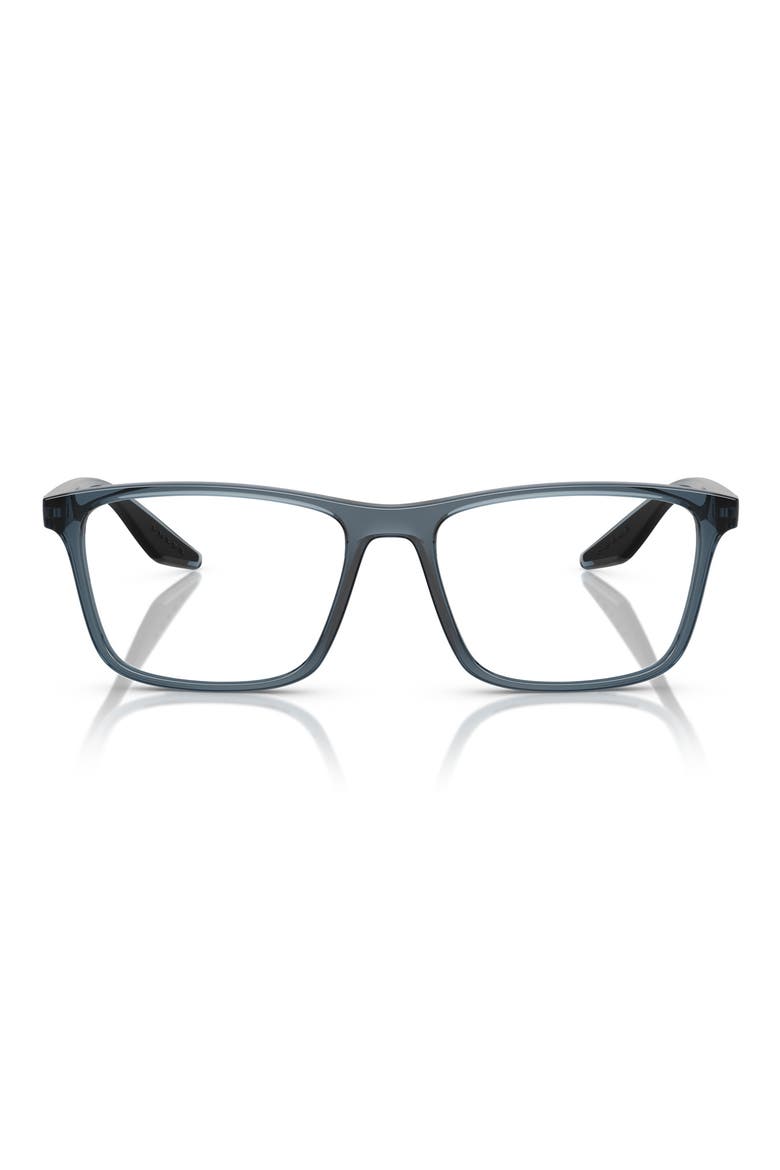 56mm Pillow Optical Glasses, Main, color, DARK BLUE