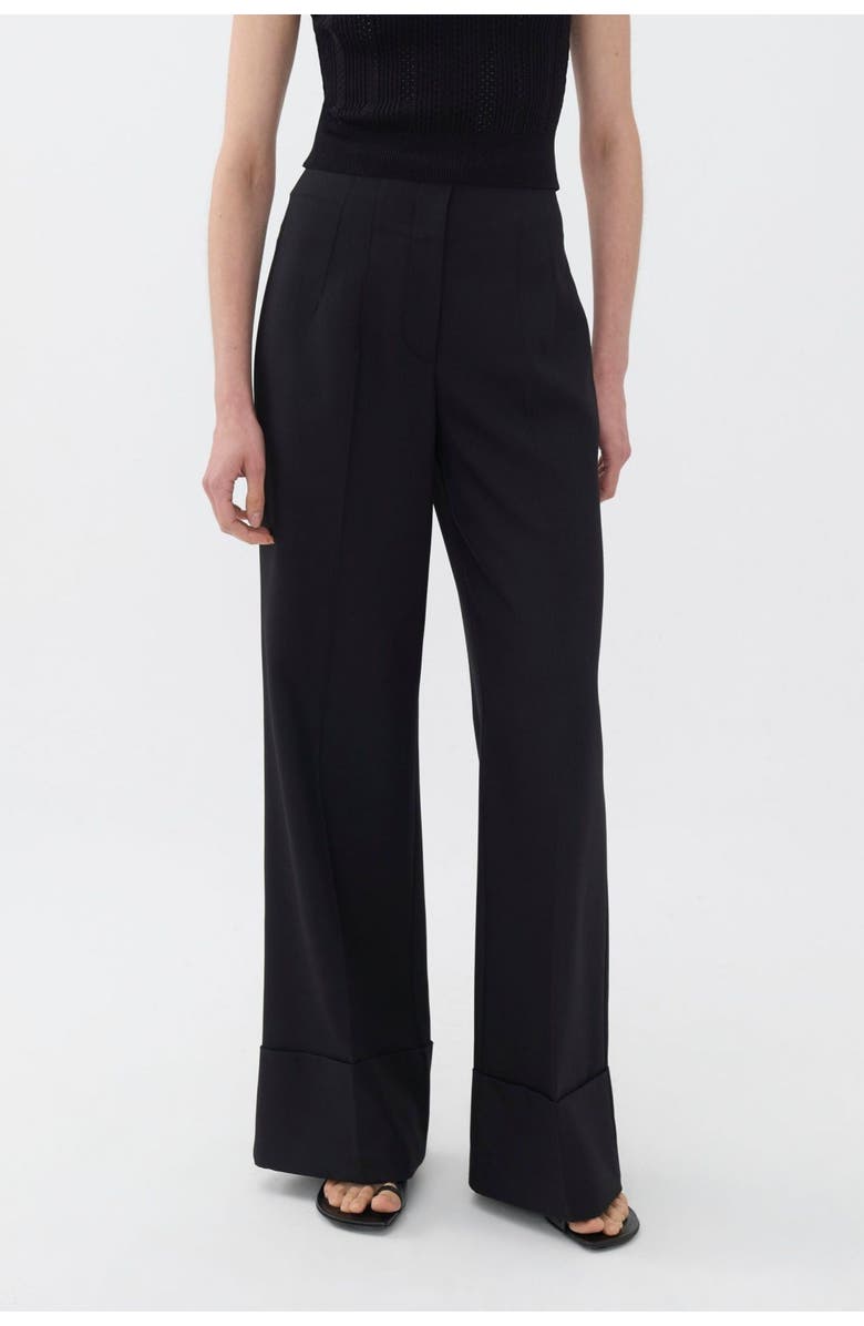 Nocturne High-Waist Flowy Palazzo Pants, Main, color,