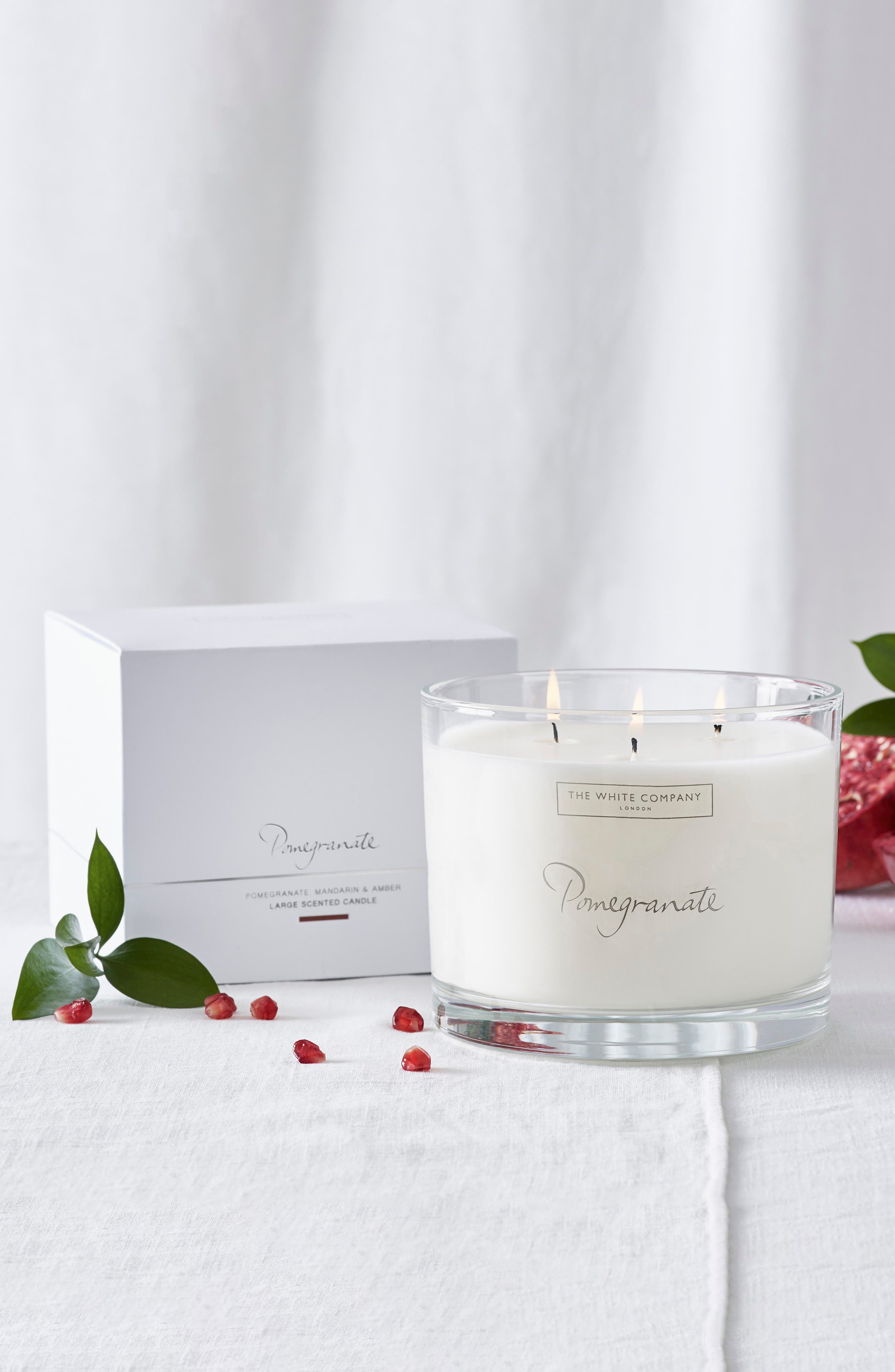 Large Pomegranate Candle