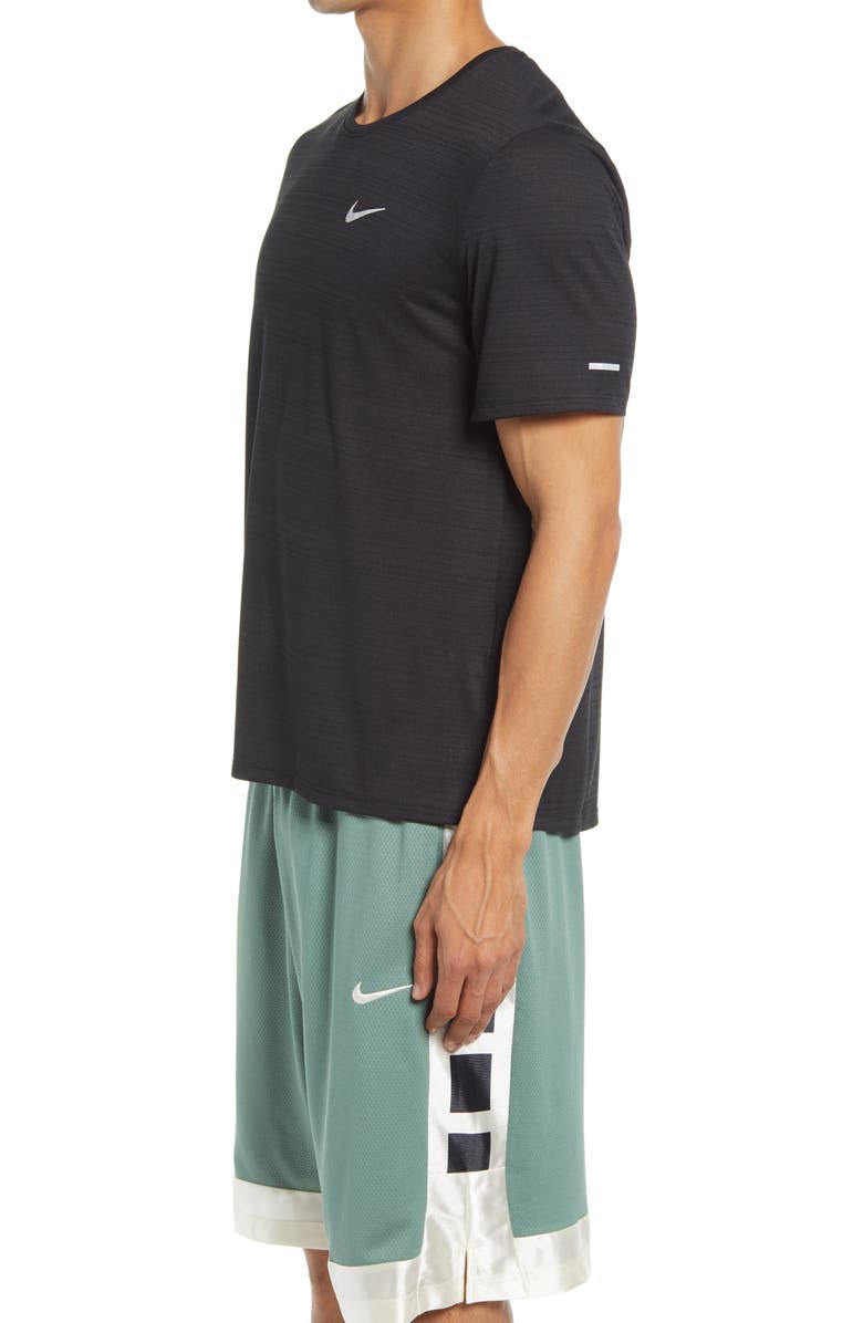 Nike Men's Dri-FIT Miler Reflective Running T-Shirt, Alternate, color, 