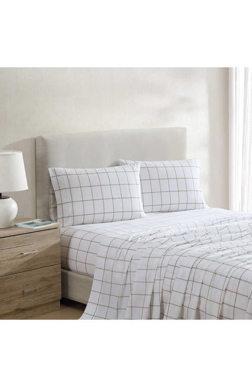 Nautica Plot 200-thread Count Cotton Percale Sheet Set In Sand