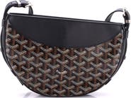 Pre-Owned Goyard Hirondelle Shoulder Bag Coated Canvas and Leather
