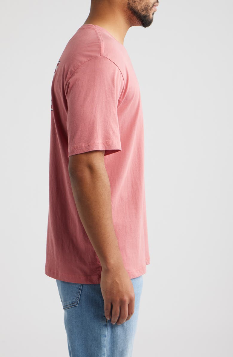 johnnie-O American Dream Cotton Blend Pocket T-Shirt, Alternate, color, Bandana