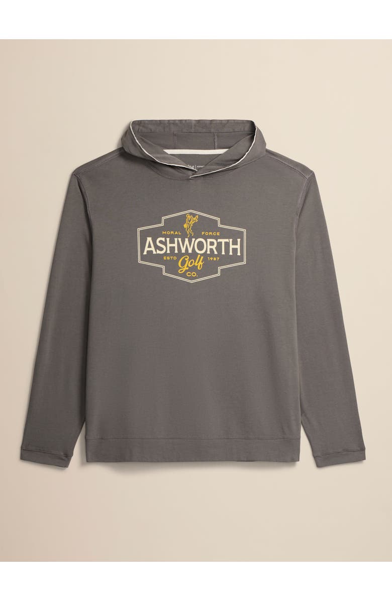 ASHWORTH GOLF Moral Force Shield Hoodie, Main, color, Grey
