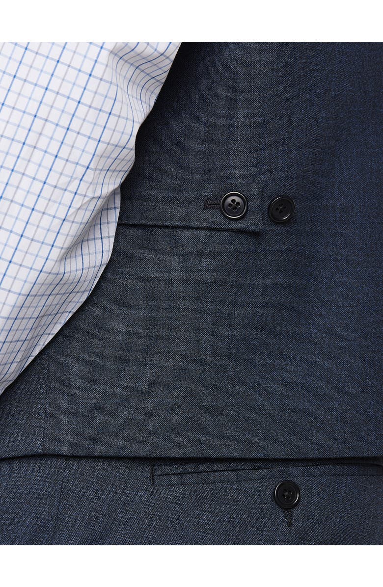 Synrgy by DXL Big & Tall Performance Mélange Suit Vest, Alternate, color, Blue