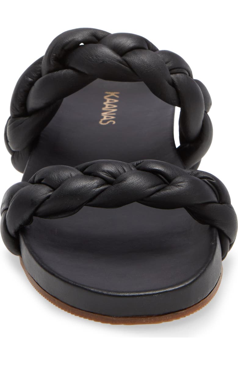 Kaanas Coco Braided Slide Sandal, Alternate, color,