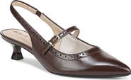 LifeStride Marilyn Slingback Pointed Toe Kitten Heel Pump