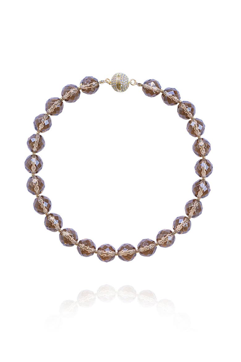 Leni Grande Necklace, Main, color, Mocha