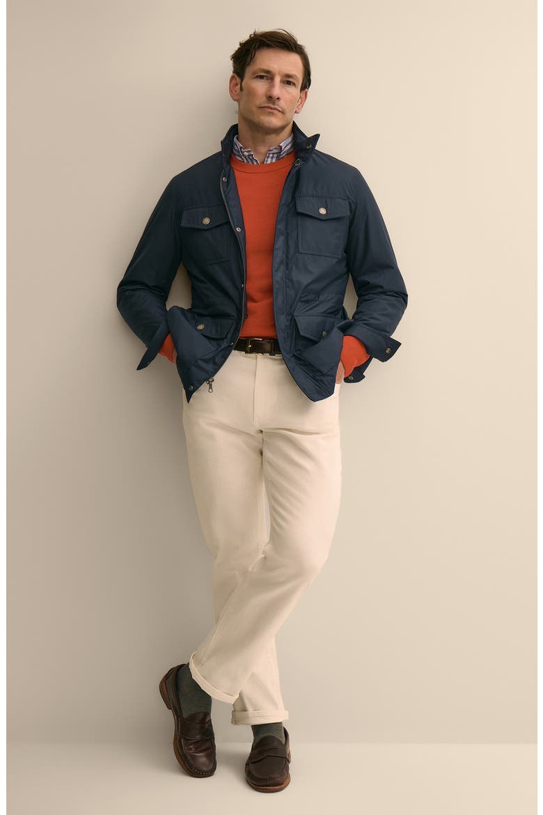 Water Repellent M-65 Utility Jacket, Main, color, NAVY BLAZER
