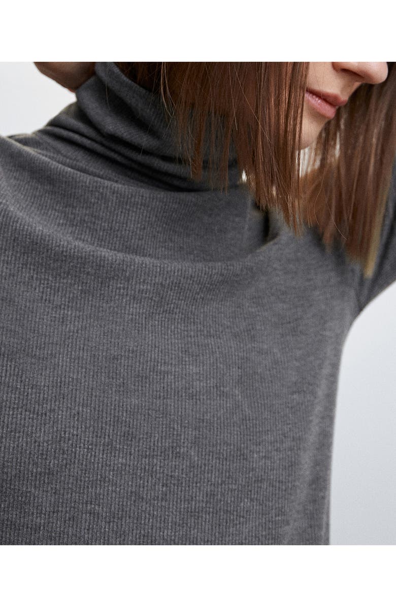 MANGO Turtleneck Long Sleeve T-Shirt, Alternate, color, 