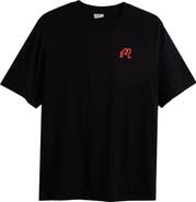 MALBON Bermuda Rooster Cotton Graphic T-Shirt