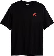 MALBON Bermuda Rooster Cotton Graphic T-Shirt