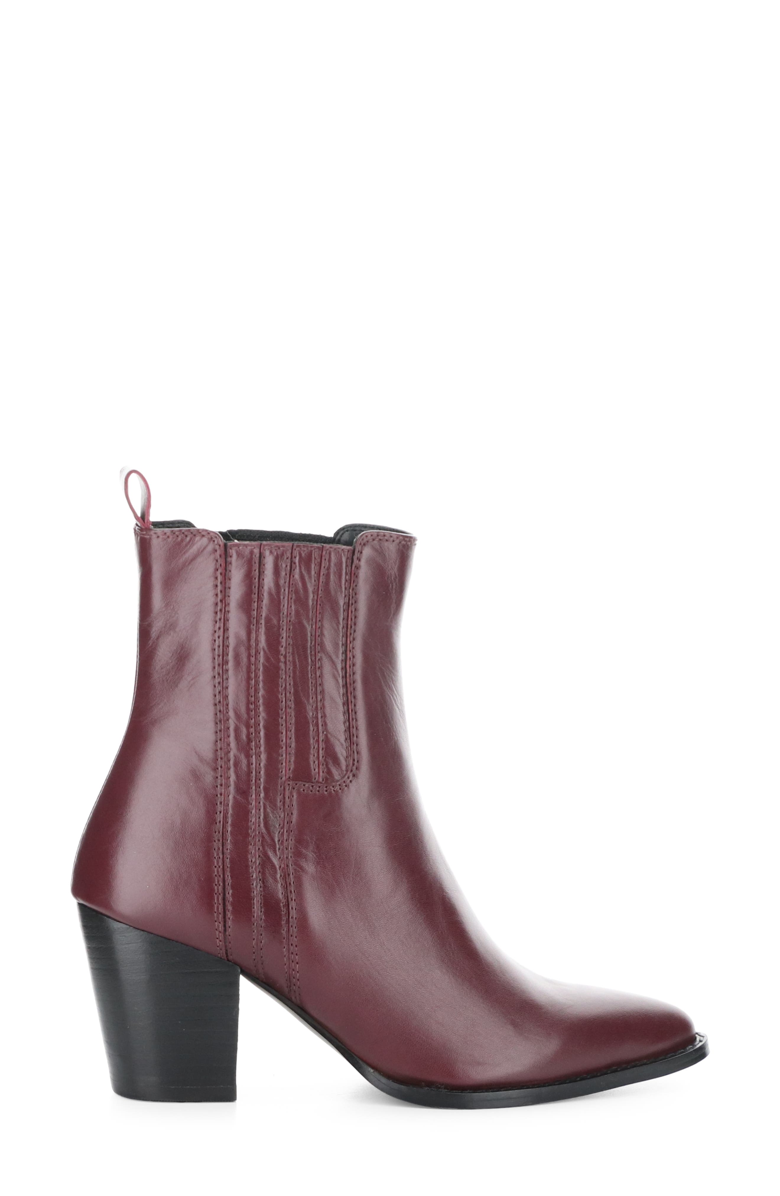 Truly Bootie, Alternate, color, BORDO LEATHER