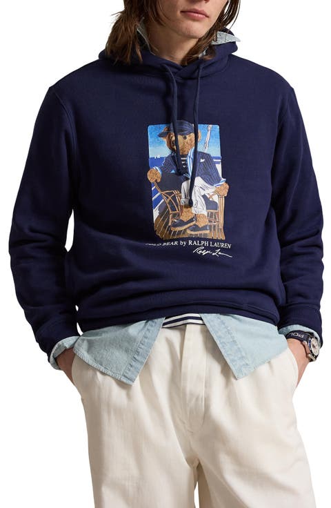 Polo Bear Cotton Fleece Hoodie
