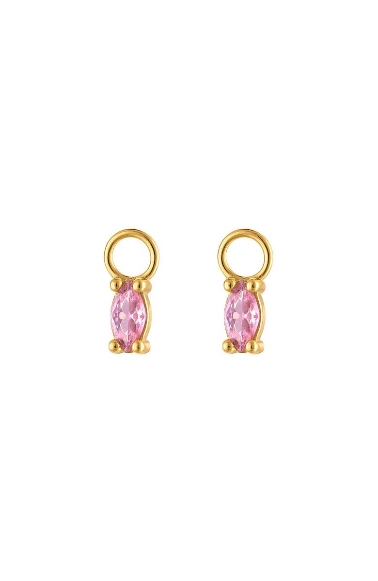 Outofoffice Pavé Gold Earring Charm, Main, color, 