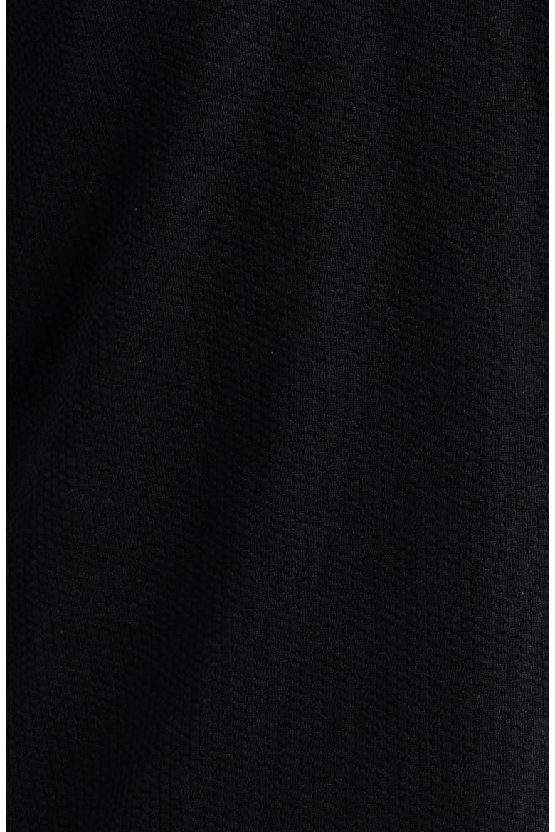 Lucerine Navy Waffle Cotton & Modal Henley, Alternate, color, BLACK