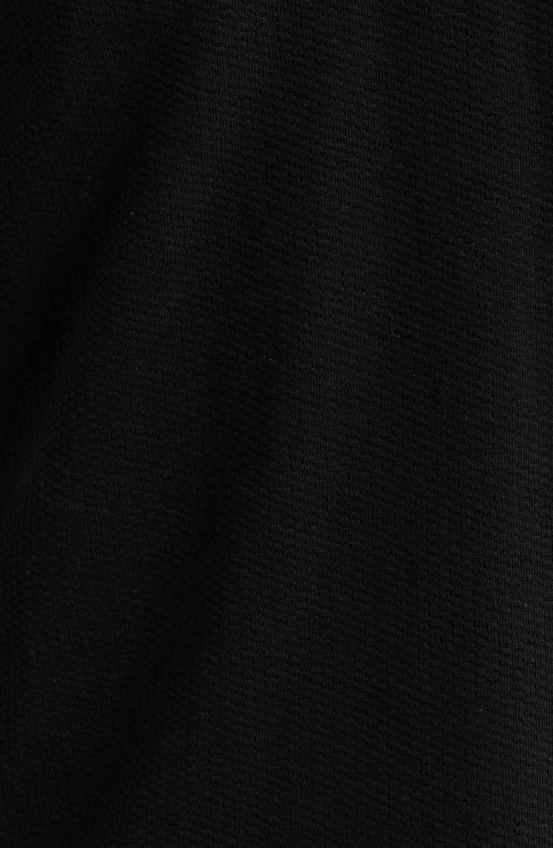 W.R.K Lucerine White Waffle Cotton & Modal Henley, Alternate, color, Black