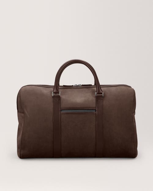 Carl Friedrik Compact Duffle Bag In Chocolate