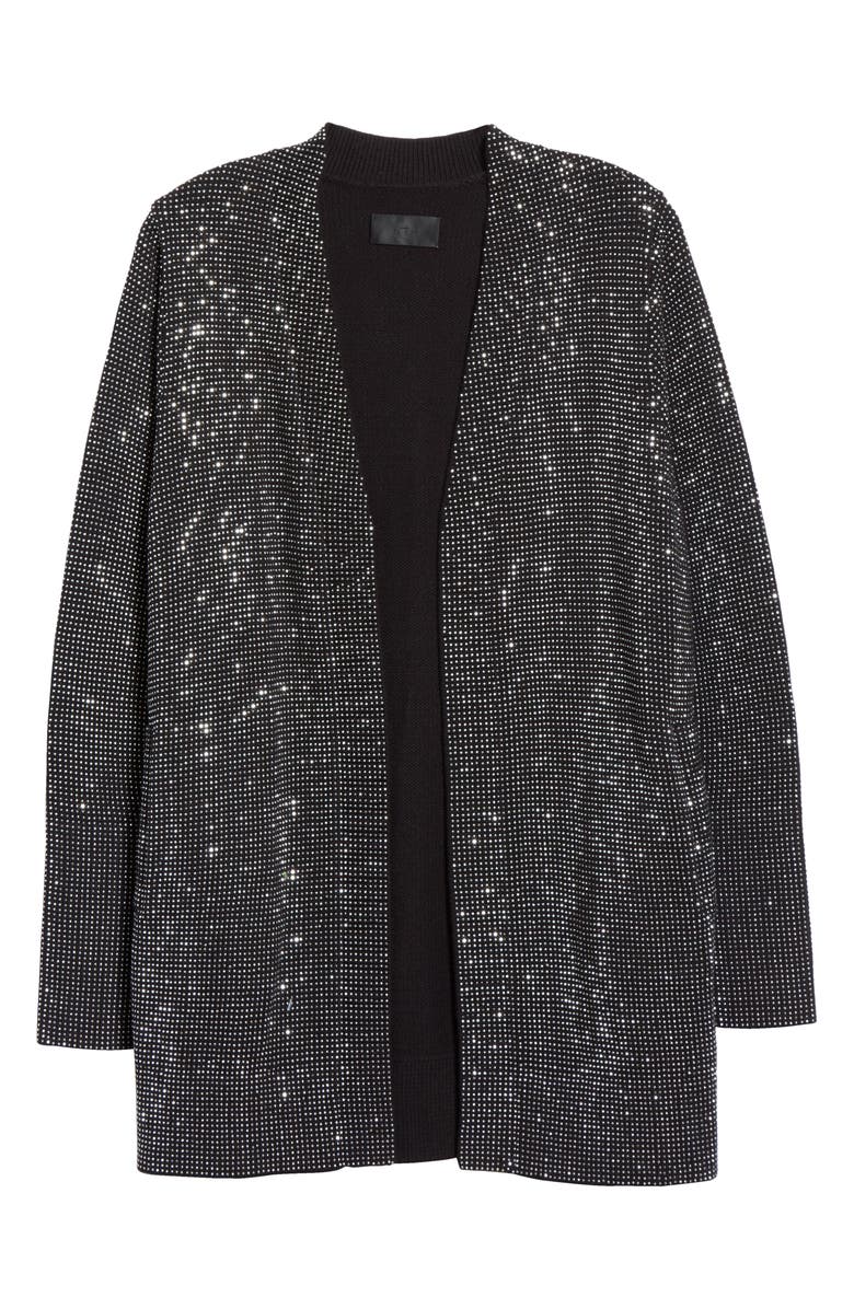 RtA Serge Rhinestone Cardigan, Alternate, color,