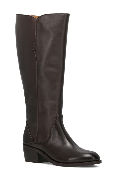 Carson 2 Piping Knee High Boot (Women) (Wide Calf)