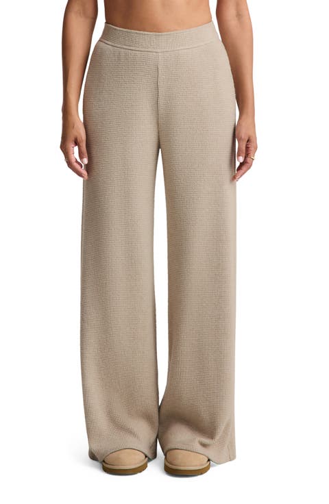 Rest Day Waffle Wide Leg Pants