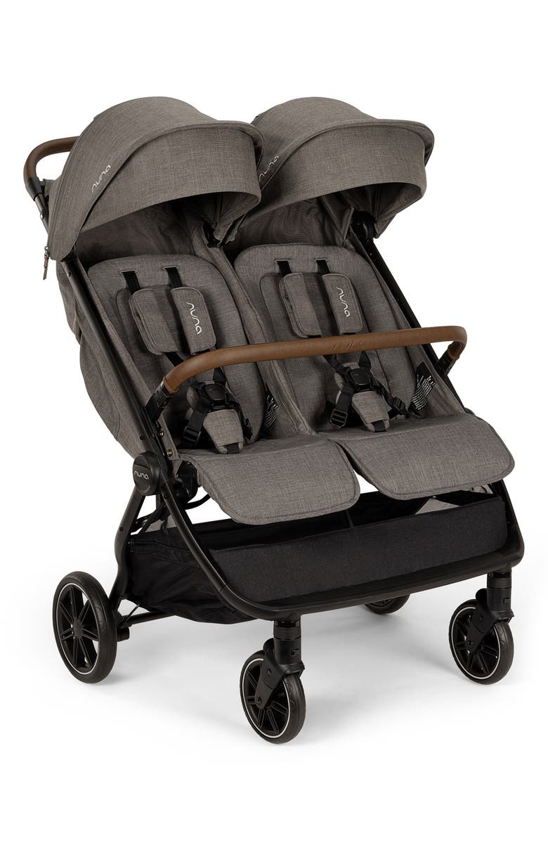Nuna TRVL<sup>™</sup> Compact Dubl Stroller, Main, color, Granite