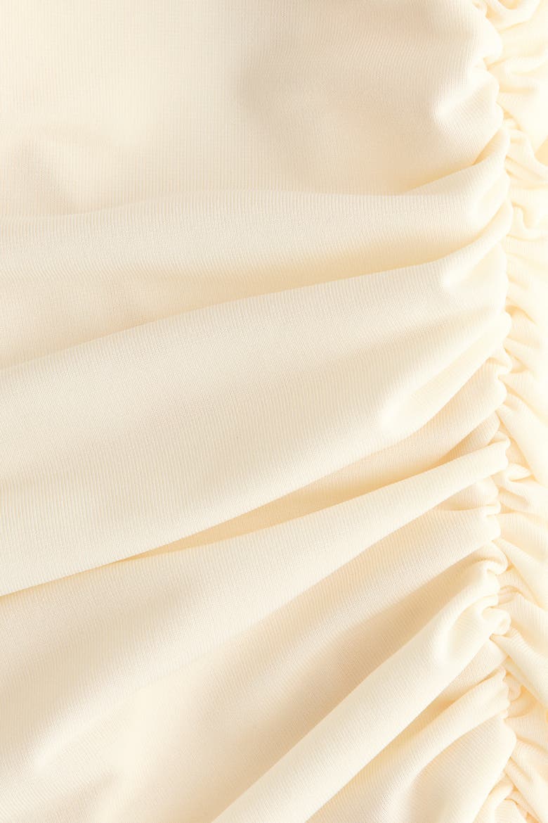 Draped Strappy Dress, Alternate, color, Cream