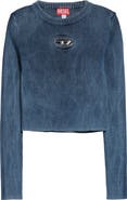 DIESEL® M-Anchor Cotton Rib Sweater