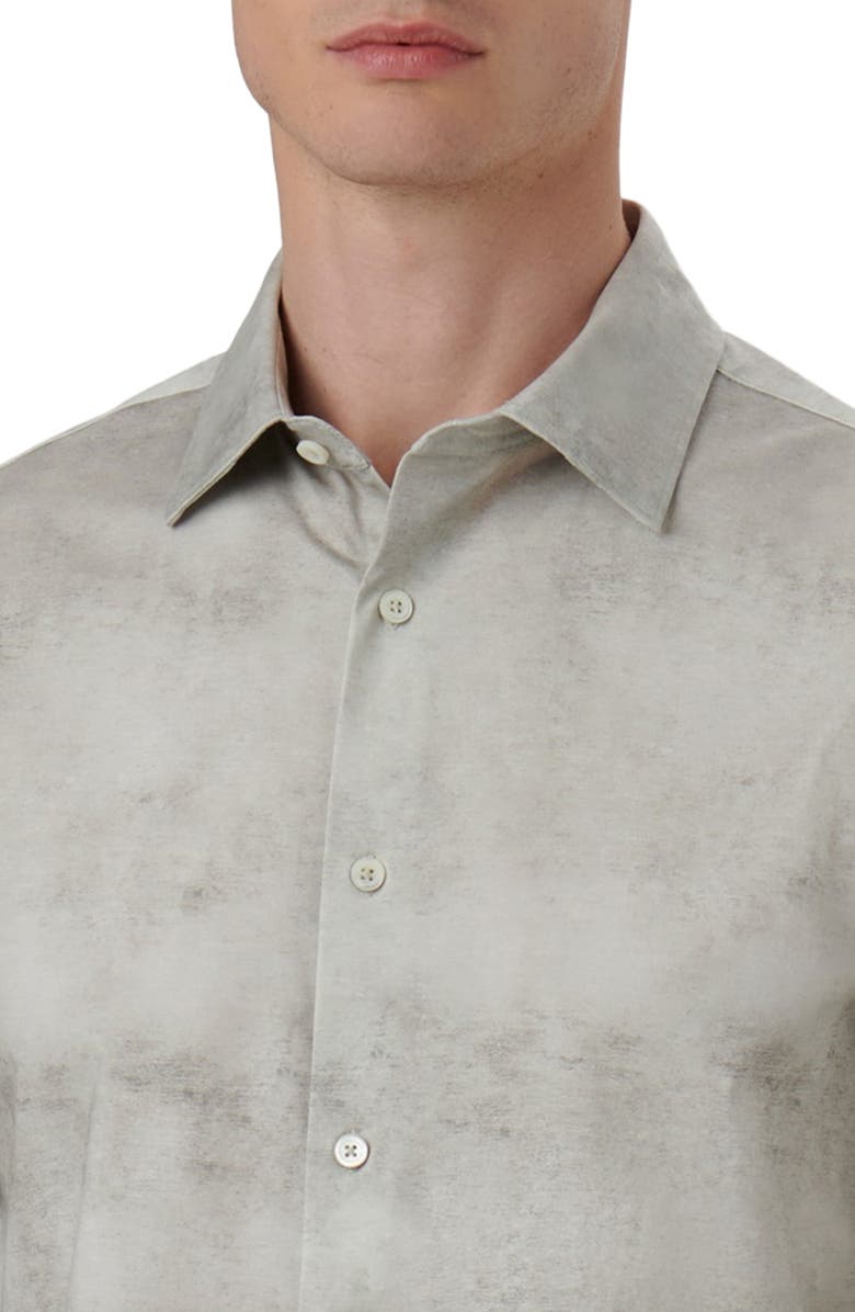 Bugatchi James OoohCotton<sup>®</sup> Airbrush Print Button-Up Shirt, Alternate, color, 