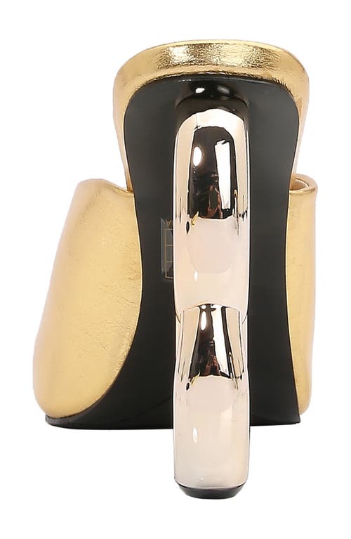 Ninety Union Cancun Slide Sandal In Gold