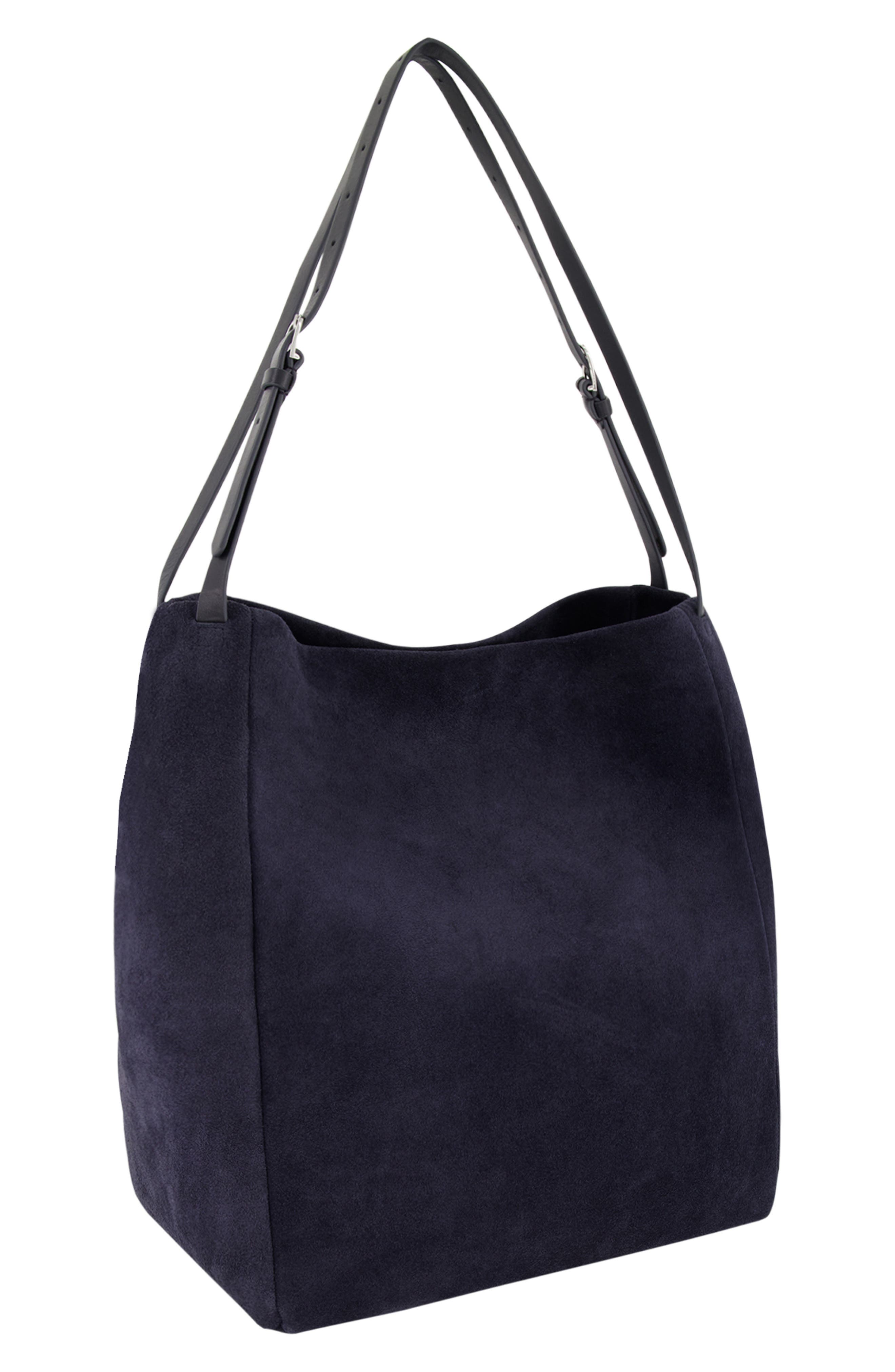 Vince Large Josie Suede Tote, Alternate, color, Coastal