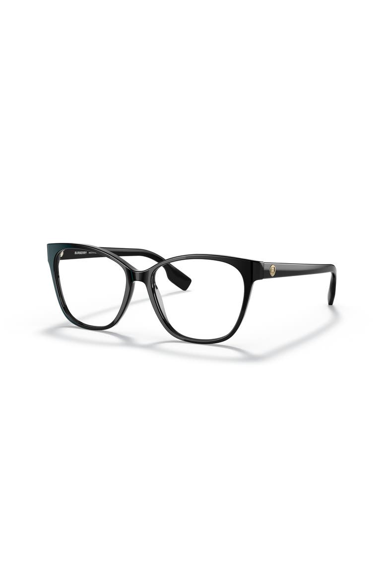 54mm Square optical glasses, Main, color, Black