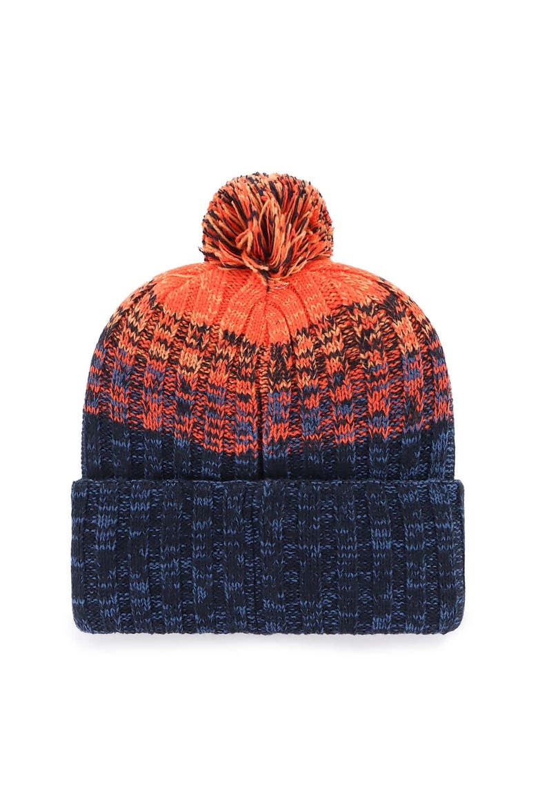 Men's '47  Navy Houston Astros Cascade Cuffed Knit Hat with Pom, Alternate, color, Navy