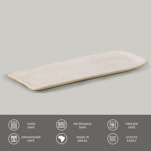 Porto Brasil Rectangular Platter Medium Set Of 4 In Brown