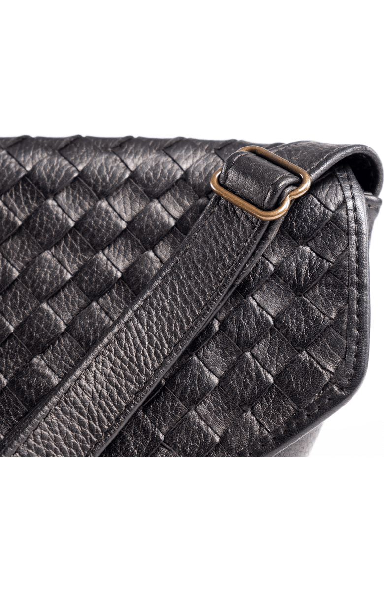 Deux Mains Envelope Crossbody, Alternate, color, Black