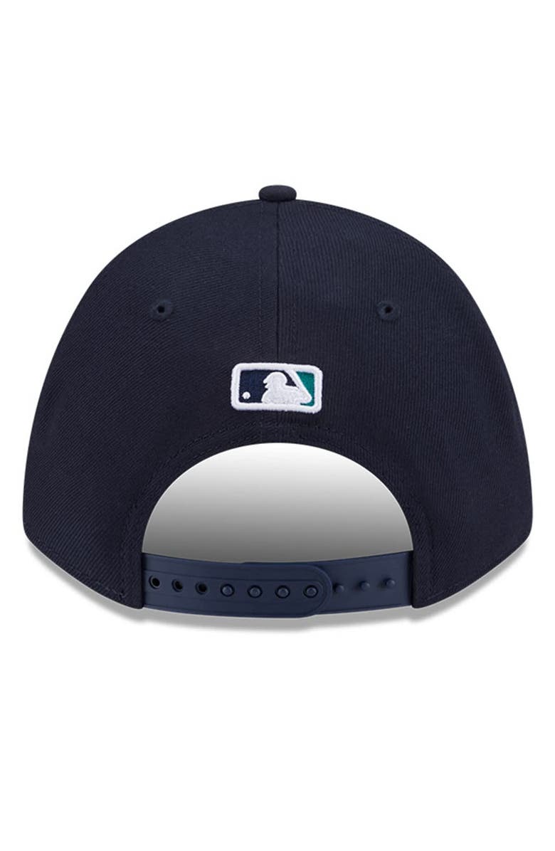 New Era Men's New Era  Navy Seattle Mariners Player Replica 9FORTY Adjustable Hat, Alternate, color, 