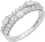 Bony Levy Audrey Double Row Diamond Ring (Nordstrom Exclusive)