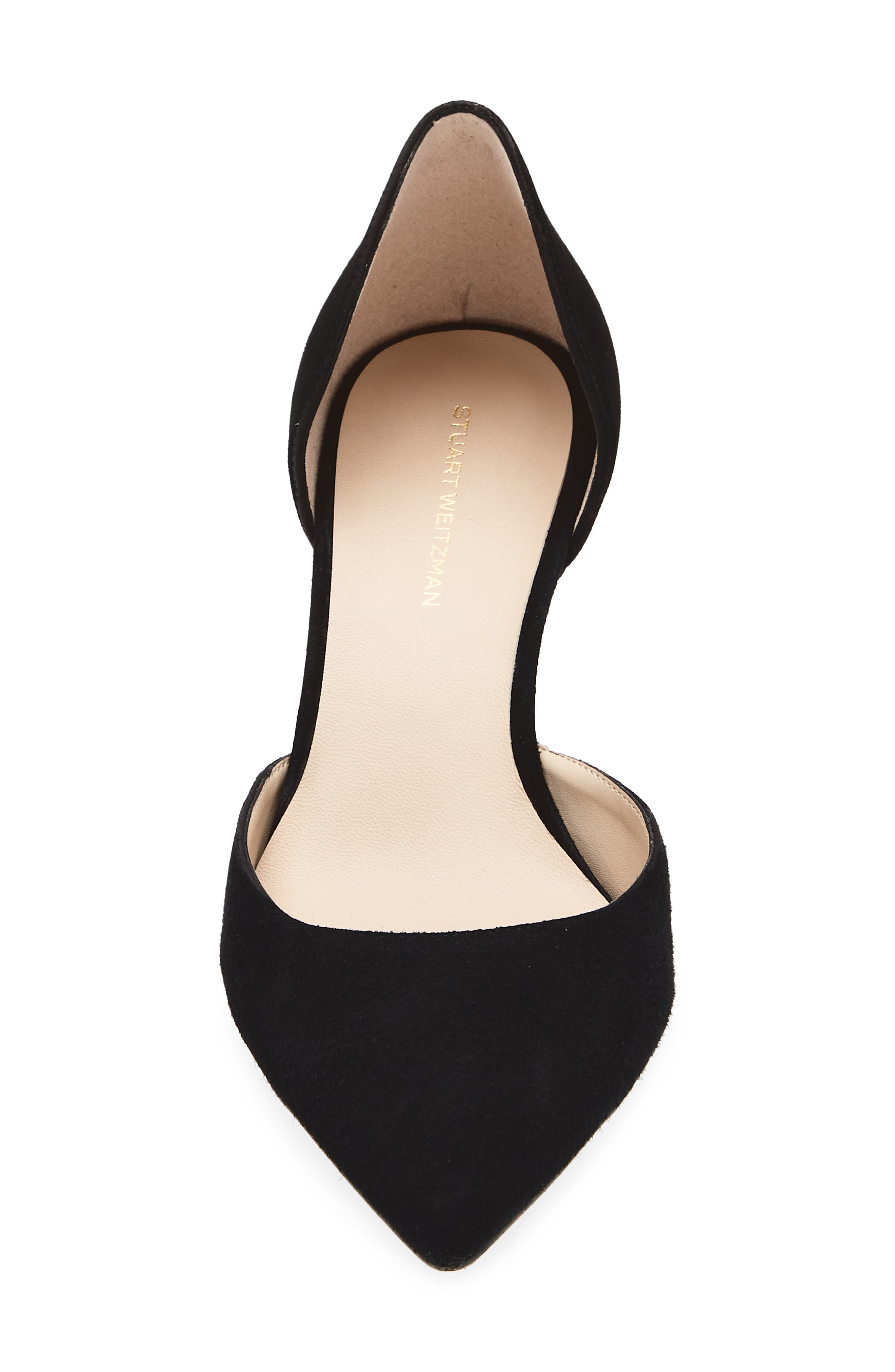 Stuart Weitzman Mara 75 d'Orsay Pump, Alternate, color, Black