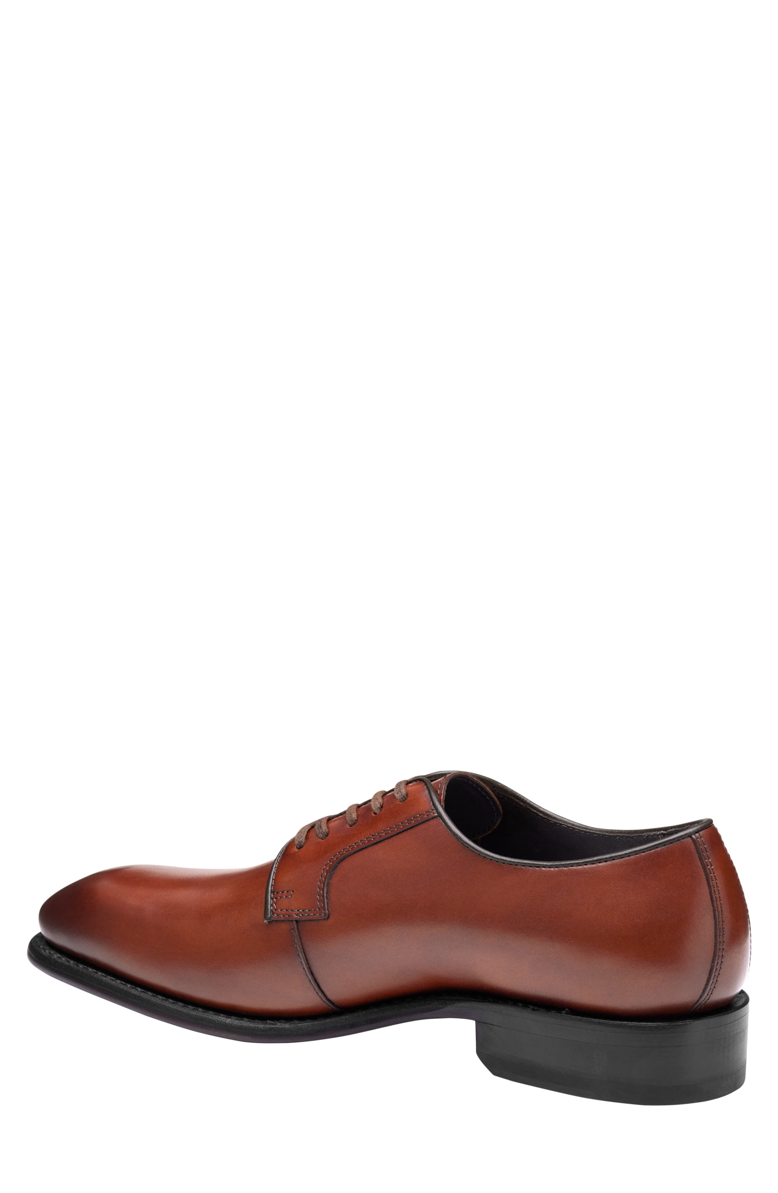 Ashton Plain Toe Derby, Alternate, color, BROWN FULL GRAIN