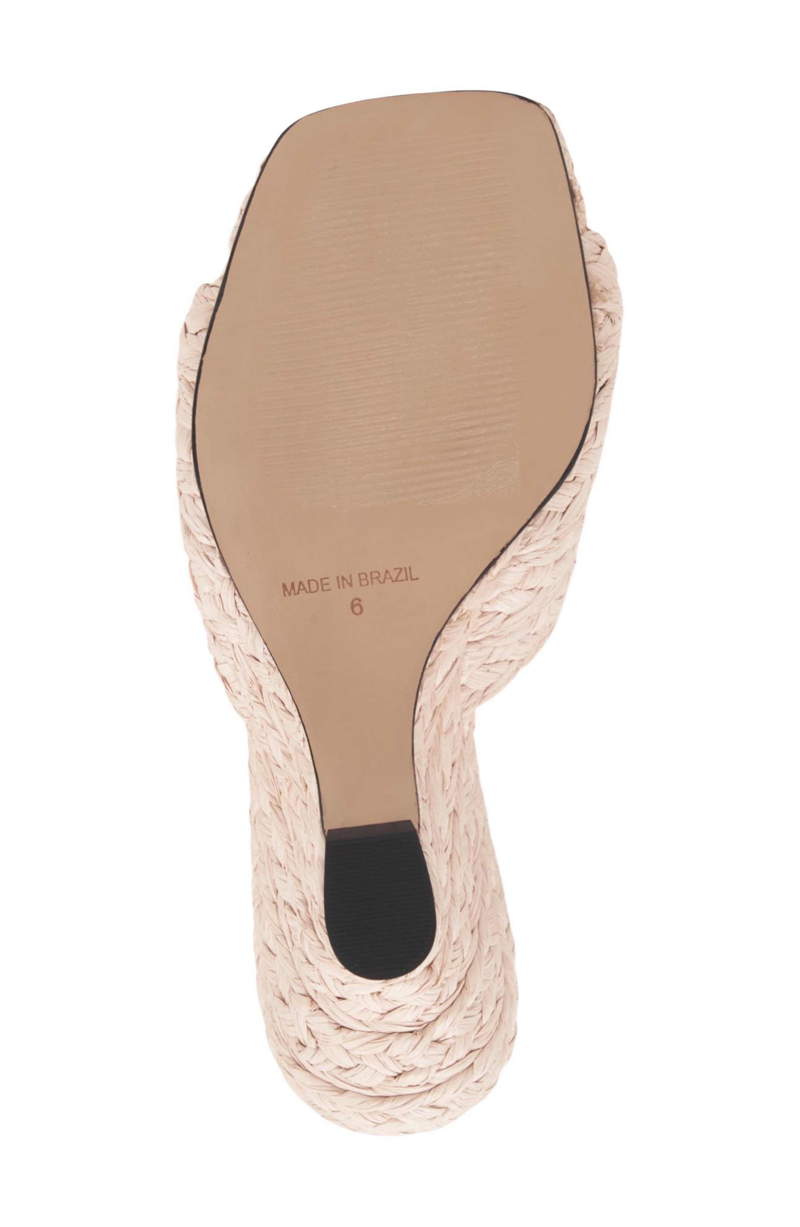 Breana Wedge Mule, Alternate, color, NATURAL RAFFIA