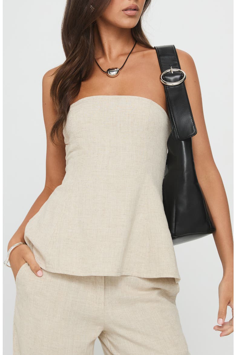 Esidora Strapless Top, Main, color, NATURAL