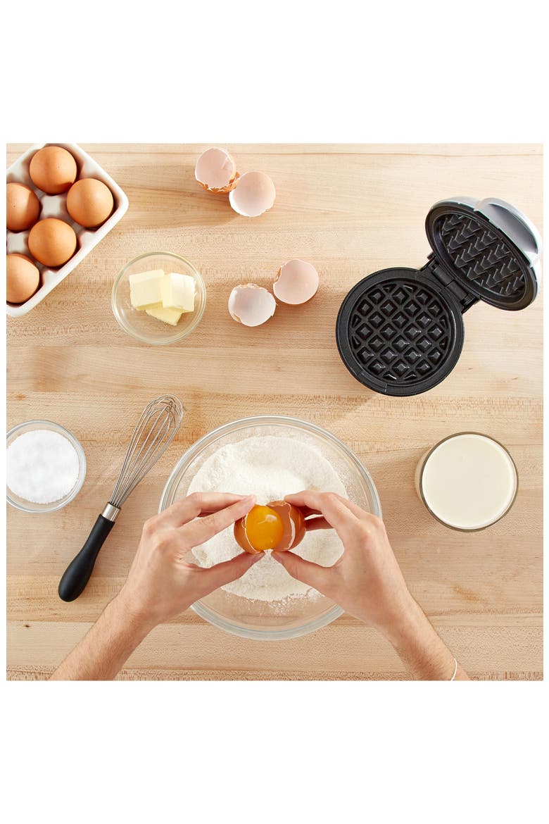 Mini Waffle Maker, Alternate, color, WHITE