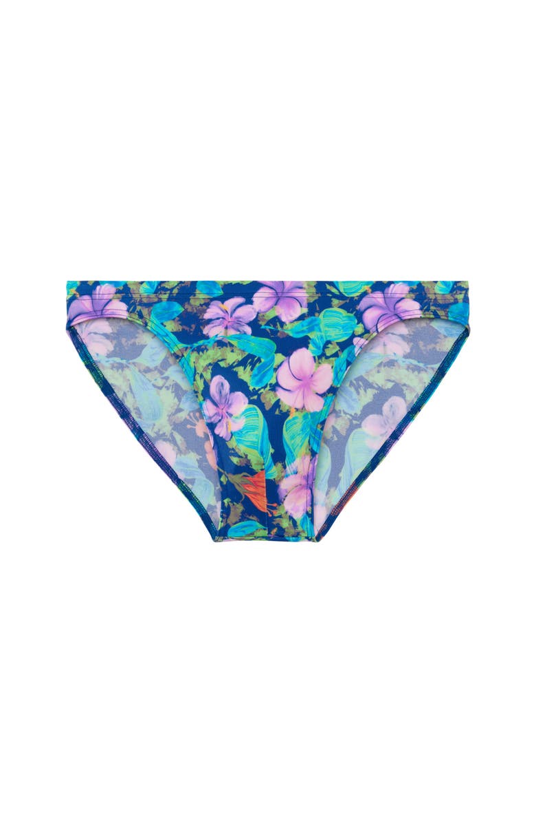 HOM Balata Swim Micro Briefs, Main, color, Navy Print