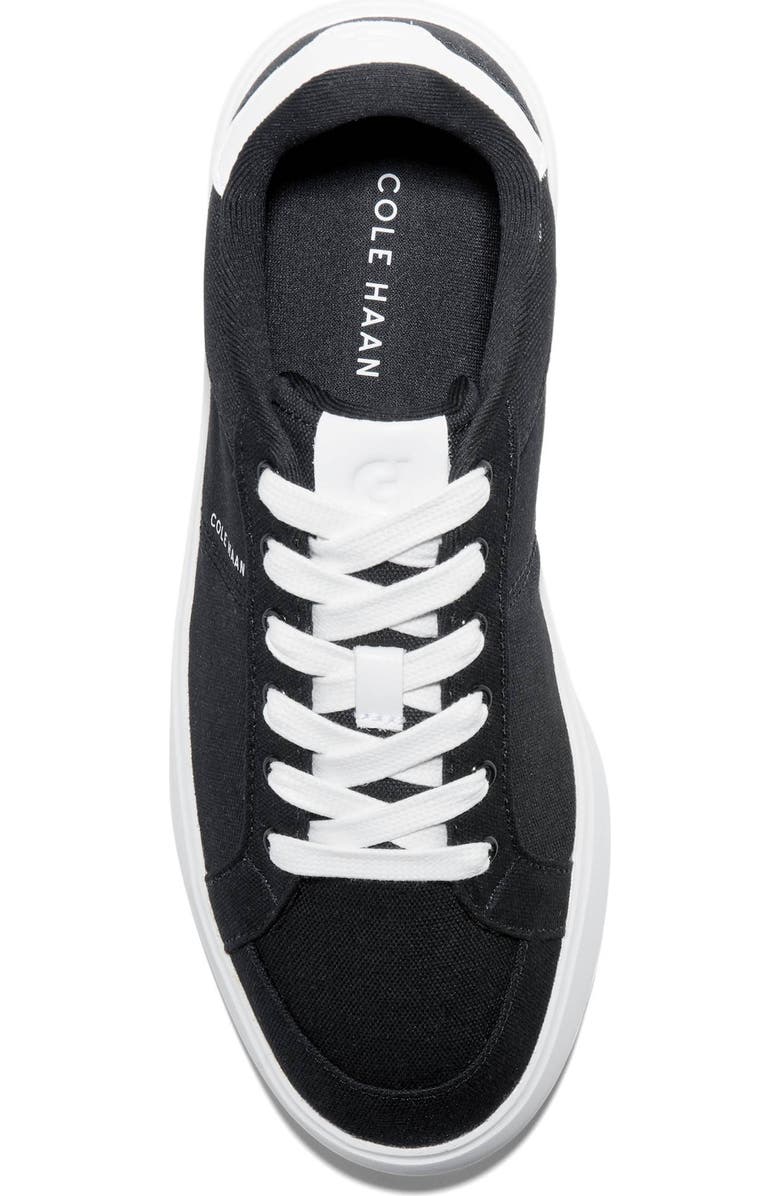 Cole Haan <p>Grand Crosscourt Drift Sneaker (Women)</p>, Alternate, color, Black Canvas/ White Leather