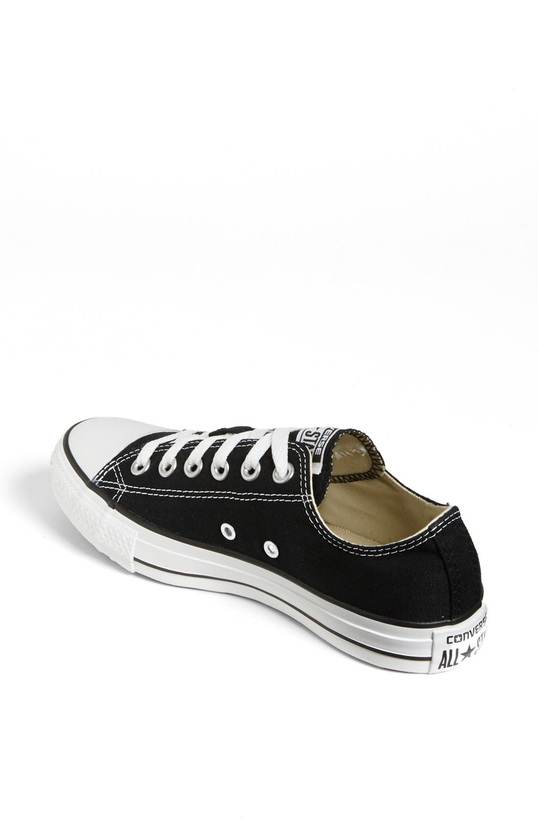 Converse Chuck Taylor<sup>®</sup> All Star<sup>®</sup> Low Top Sneaker, Alternate, color, Black